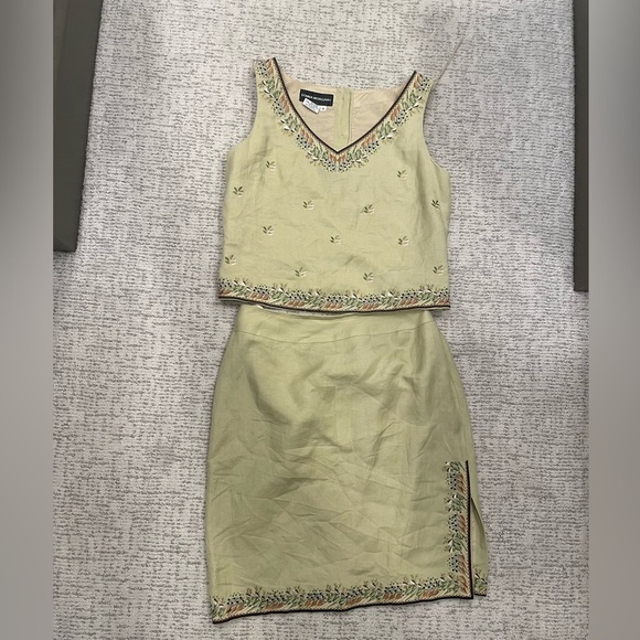 Rare Donna Morgan Linen Set - Picture 1 of 5